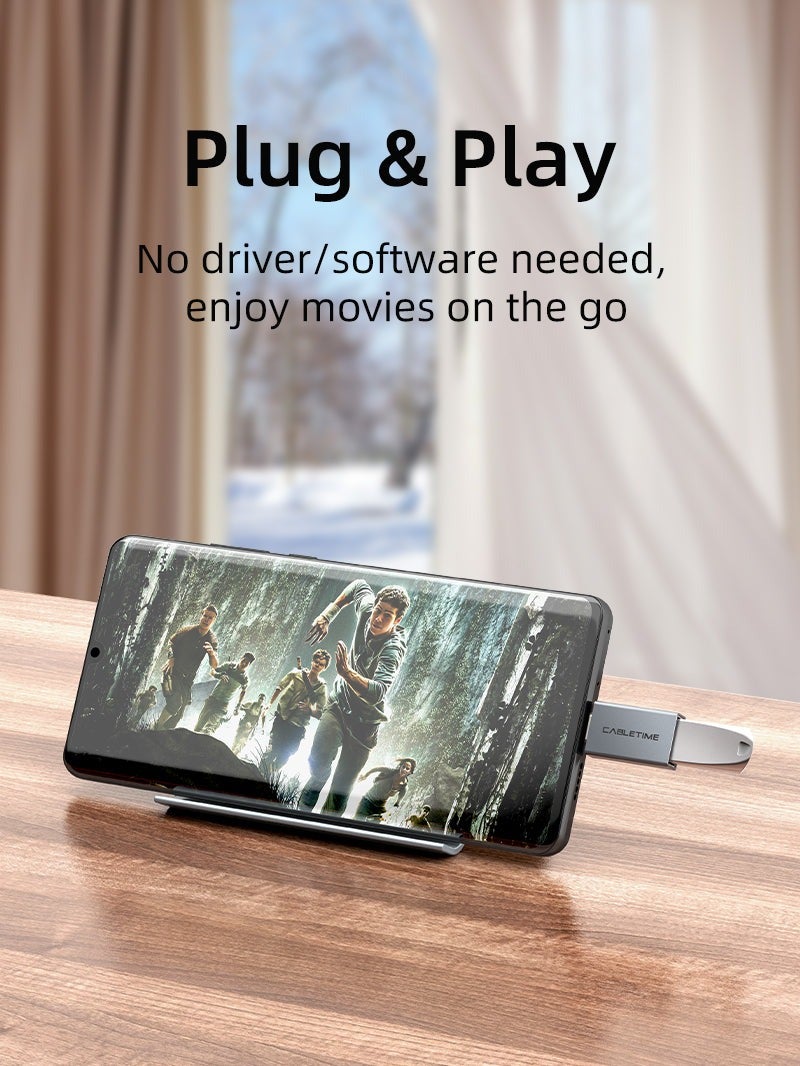CABLETIME USB C TO USB 3.0 ADAPTER CONVERTER - Image 2